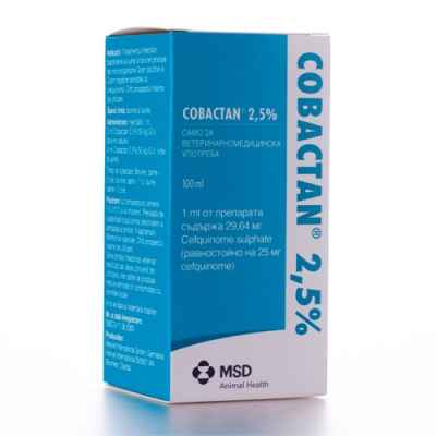 Cobactan 2.5% 100 ml. / Кобактан 2.5% мл.