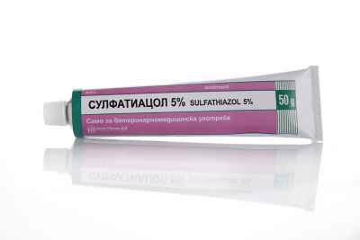 СУЛФАТИАЦОЛ 5%, SULFATHIAZOL 5%
